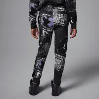 Nike Jordan MVP Big дитячі Fleece Printed Pants колір чорний