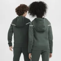 Nike Sportswear Tech Fleece Big дитячі (для хлопчиків) Reflective Full-Zip Толстовка з капюшоном колір зелений