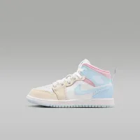 Nike Jordan 1 Mid SE Little детские Кроссовки синий