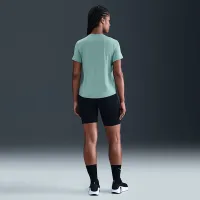Nike One Classic жіноча Dri-FIT Short-Sleeve Top колір зелений