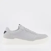 Кроссовки Tommy Hilfiger Elevated Cupsole Leather Mix FM0FM04358-PSU - Серые