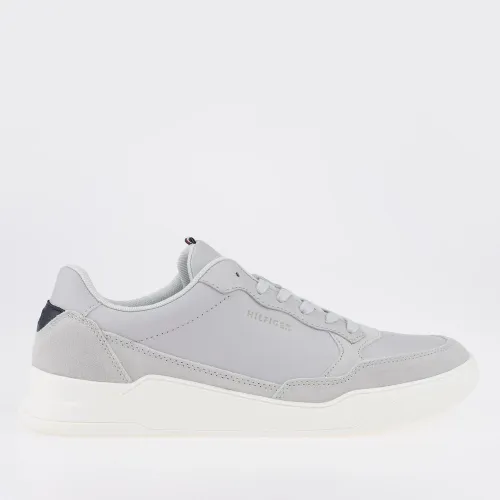 Кроссовки Tommy Hilfiger Elevated Cupsole Leather Mix FM0FM04358-PSU - Серые