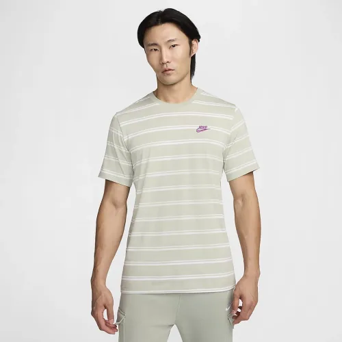 Nike Sportswear чоловічі Striped футболка колір зелений