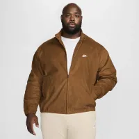 Nike Sportswear Club мужские Corduroy Harrington Куртка цвет коричневый