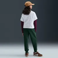 Nike Sportswear Club Fleece Big детские Joggers цвет зеленый