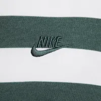 Nike Sportswear Phoenix Fleece женская Over-оверсайз Striped Crew-Neck свитшот цвет зеленый