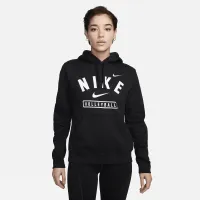 Nike женская волейбольные Pullover Толстовка с капюшоном цвет черный