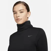 Nike Therma-FIT Swift Element женская Turtleneck Running Top цвет черный