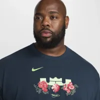 Nike LeBron мужские Max90 баскетбольные футболка синий