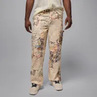 Nike Air Jordan чоловічі Carpenter Pants колір коричневий