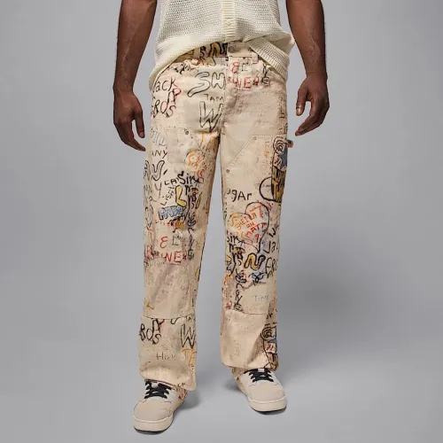 Nike Air Jordan чоловічі Carpenter Pants колір коричневий