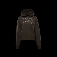 Nike Sportswear Phoenix Fleece женская Over-оверсайз Толстовка с капюшоном цвет коричневый