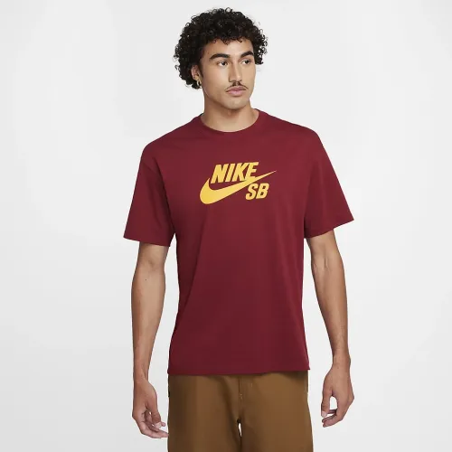 Nike SB мужские Logo Skate футболка цвет красный