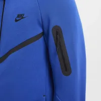 Nike Tech мужские Full-Zip Windrunner Толстовка с капюшоном синий