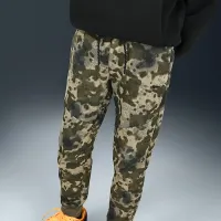 Nike Tech Big детские (для мальчиков) Camo Fleece Joggers цвет коричневый