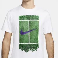 NikeCourt мужские Tennis футболка цвет белый