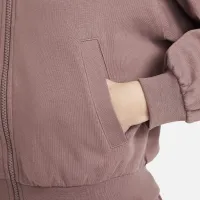 Nike Sportswear Big детские (Girls') Full-Zip Толстовка с капюшоном цвет фиолетовый