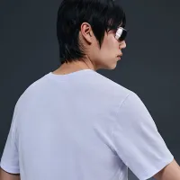 Nike Sportswear Swoosh чоловічі футболка колір фіолетовий