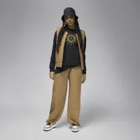 Nike Jordan Flight жіноча оверсайз Long-Sleeve футболка колір чорний
