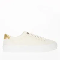 Кросівки Tommy Hilfiger Essential Vulc Canvas FW0FW07682-AEF - Бежевий