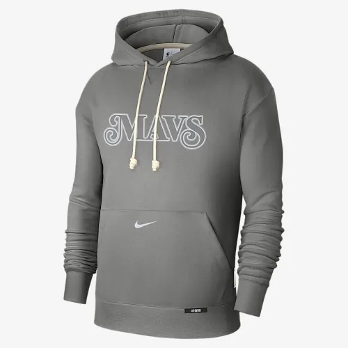 Dallas Mavericks Standard Issue City Edition чоловічі Nike Dri-FIT NBA Courtside Толстовка з капюшоном колір сірий