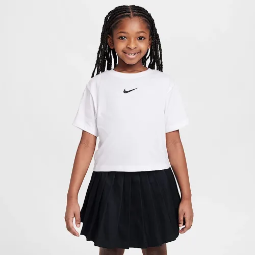 Nike Little дитячі Femme Sport футболка колір білий