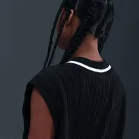 Nike Sportswear женская Waffle-Knit Vest цвет черный
