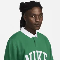 Nike Club Fleece чоловічі Long-Sleeve Fleece Polo колір зелений