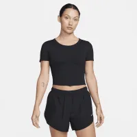 Nike One Fitted женская Dri-FIT Short-Sleeve Cropped Top цвет черный
