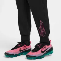 Nike Kylian Mbappé Club Fleece Big дитячі Soccer Joggers колір чорний