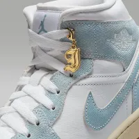 Nike Air Jordan 1 Mid SE женская Кроссовки цвет белый