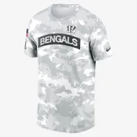 Cincinnati Bengals Salute to Service Edge Arch чоловічі Nike Dri-FIT NFL футболка колір білий
