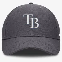 Tampa Bay Rays Club чоловічі Nike Dri-FIT MLB Adjustable Hat колір сірий