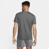 Nike Miler Flash чоловічі Dri-FIT UV Short-Sleeve Running Top колір сірий
