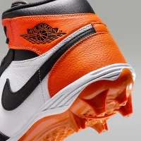 Nike Jordan 1 Mid TD мужские Football Cleat Orange