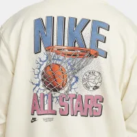 Nike Standard Issue чоловічі Dri-FIT French Terry Pullover баскетбольні Толстовка з капюшоном колір білий