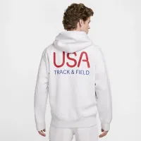 USA Solo Swoosh чоловічі Nike Full-Zip Толстовка з капюшоном колір коричневий