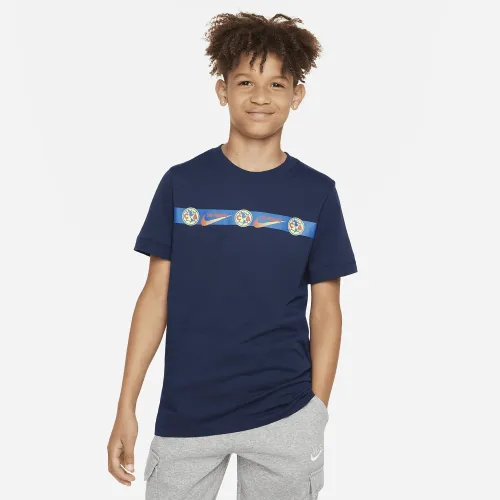 Club Америка Big детские Nike Soccer футболка синий