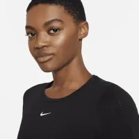 Nike Dri-FIT ADV Aura жіноча Slim-Fit Short-Sleeve Top колір чорний