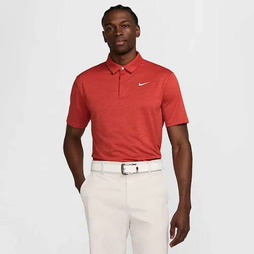 Nike Tour чоловічі Dri-FIT Jacquard для гольфу Polo колір червоний