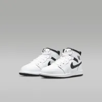 Nike Jordan 1 Mid Little дитячі Кросівки колір білий