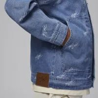 Nike Jordan Flight Heritage Big дитячі Denim Куртка блакитний