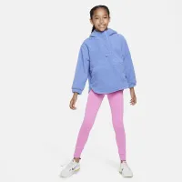 Nike High-Pile Fleece Big детские (Girls') Therma-FIT тренировочные Куртка синий