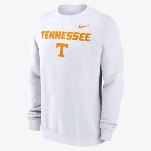 Tennessee Volunteers Primetime Primary Stack чоловічі Nike College Pullover Crew колір білий