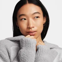 Nike Sportswear Phoenix Cozy Букле женская Loose Long Knit Cardigan цвет серый
