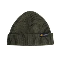 Шапка Alpha Industries Dockers Beanie 138905142 - зеленая