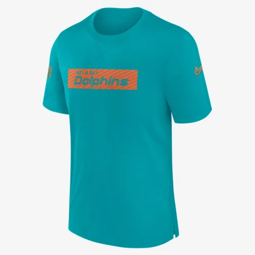 Miami Dolphins Sideline Player чоловічі Nike Dri-FIT NFL футболка колір зелений