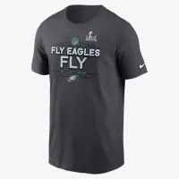 Philadelphia Eagles Super Bowl LIX Bound Local мужские Nike NFL футболка цвет серый