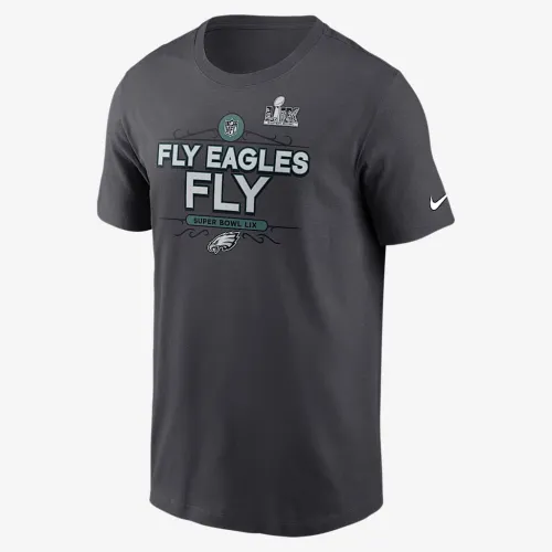 Philadelphia Eagles Super Bowl LIX Bound Local чоловічі Nike NFL футболка колір сірий