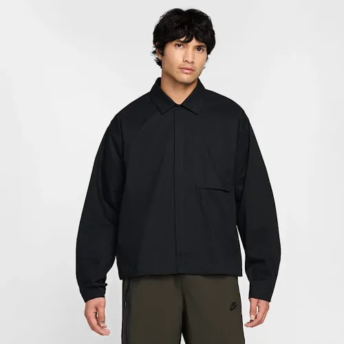 Nike Sportswear Tech мужские Button-Down Top цвет черный
